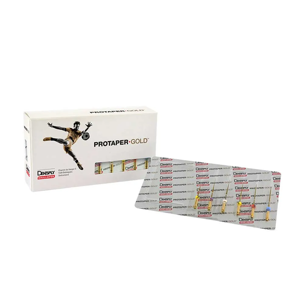 3 x Dentsply ProTaper Gold Files Assorted F1 31mm