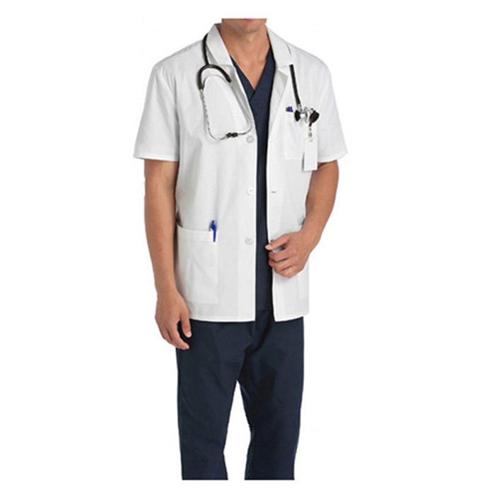 Short sleeve doctor on sale coat