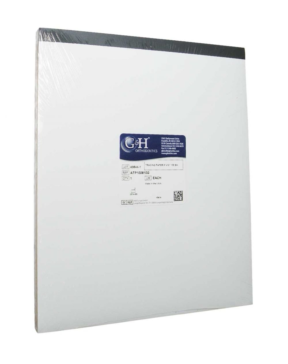 G&H Acetate Tracing Paper 8x10 100/pk